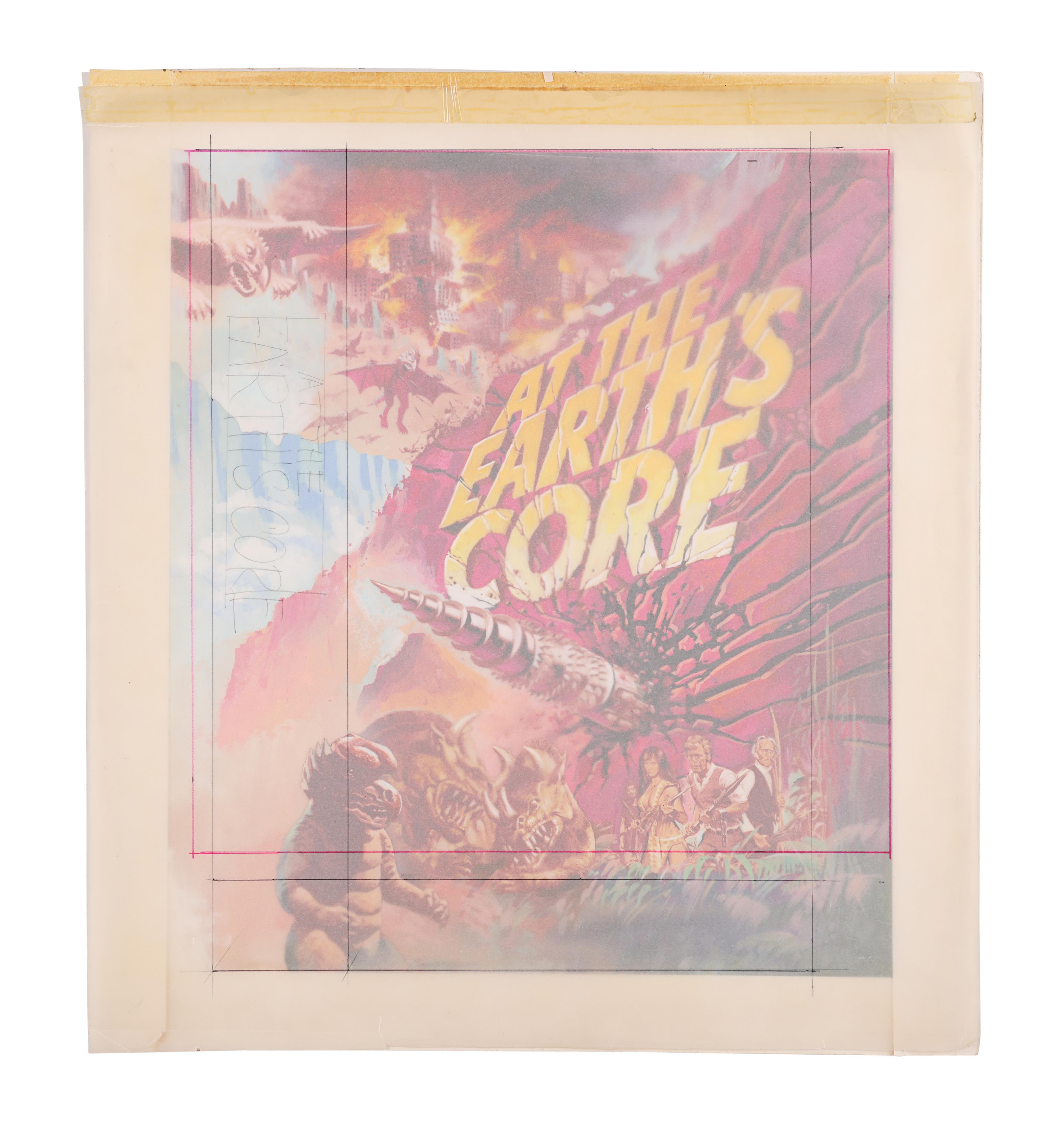 AT THE EARTH'S CORE (1976) - Original Poster Composition Artwork, 1976 - Image 2 of 2