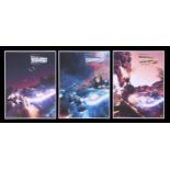 BACK TO THE FUTURE TRILOGY (1985-90) - Matching Numbered Hand-Signed Artist Proof Set of Prints by O