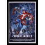 CAPTAIN AMERICA: THE FIRST AVENGER (2011) - Hand-Numbered Limited Edition Mondo Print by Stan & Vinc