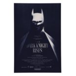 THE DARK KNIGHT RISES (2012) - Hand-Numbered Limited Edition Timed Screenprint by Olly Moss, 2012
