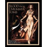 BLOOD FROM THE MUMMY'S TOMB (1971) - Valerie Leon Autographed Limited Edition Print by Flick, 2014