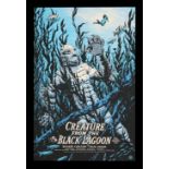 CREATURE FROM THE BLACK LAGOON (1954) - Hand-Numbered Limited Edition Variant Mondo Print by Johnny