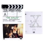 X-FILES, THE - David Duchovny-Autographed Screenplay with Still and Chris Carter-Autographed "A" Cam
