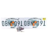 DEXTER - Dexter Morgan's (Michael C. Hall) License Plates and Personal Items