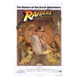 RAIDERS OF THE LOST ARK - Howard Kazanjian Collection: 1982 US Re-Release One-Sheet
