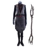 HANSEL & GRETEL: WITCH HUNTERS - Red Haired Witch's Full Costume and Broomstick