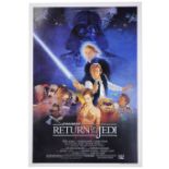 STAR WARS: RETURN OF THE JEDI (1983) - Linen-Backed US Style "B" One-Sheet