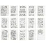 FRIDAY THE 13TH - Set of 15 Hand-Drawn Doug Brode Storyboards
