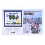 FORREST GUMP - Production-Made Forrest Gump (Tom Hanks) and Lt. Dan (Gary Sinise) Fortune Magazine C