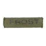 ALIENS - Pvt. Frost's (Ricco Ross) USCM Name Tag
