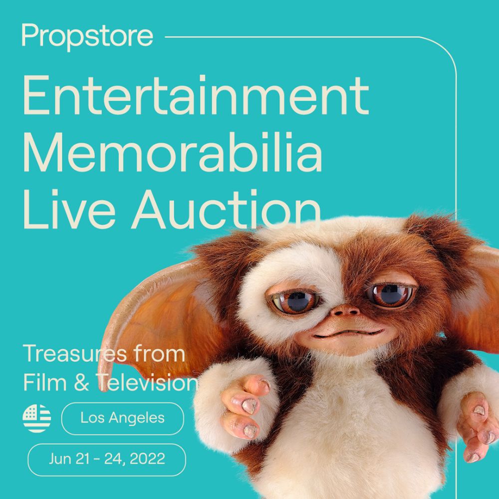 Entertainment Memorabilia Live Auction - Los Angeles (June 21st, 22nd, 23rd & 24th 2022)