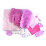 BREAKING BAD - Pink Teddy Bear Fur Fabric Samples