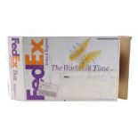 CAST AWAY - Gold-Color Angel Wings FedEx Box