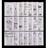TROY - Martin Asbury Hand-drawn Pencil Storyboards for the Arrival of Achilles