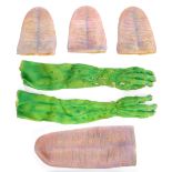 GHOSTBUSTERS 2 - Set of Slimer Hands and Tongues