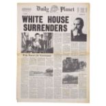 SUPERMAN II - "White House Surrenders" Daily Planet Newspaper