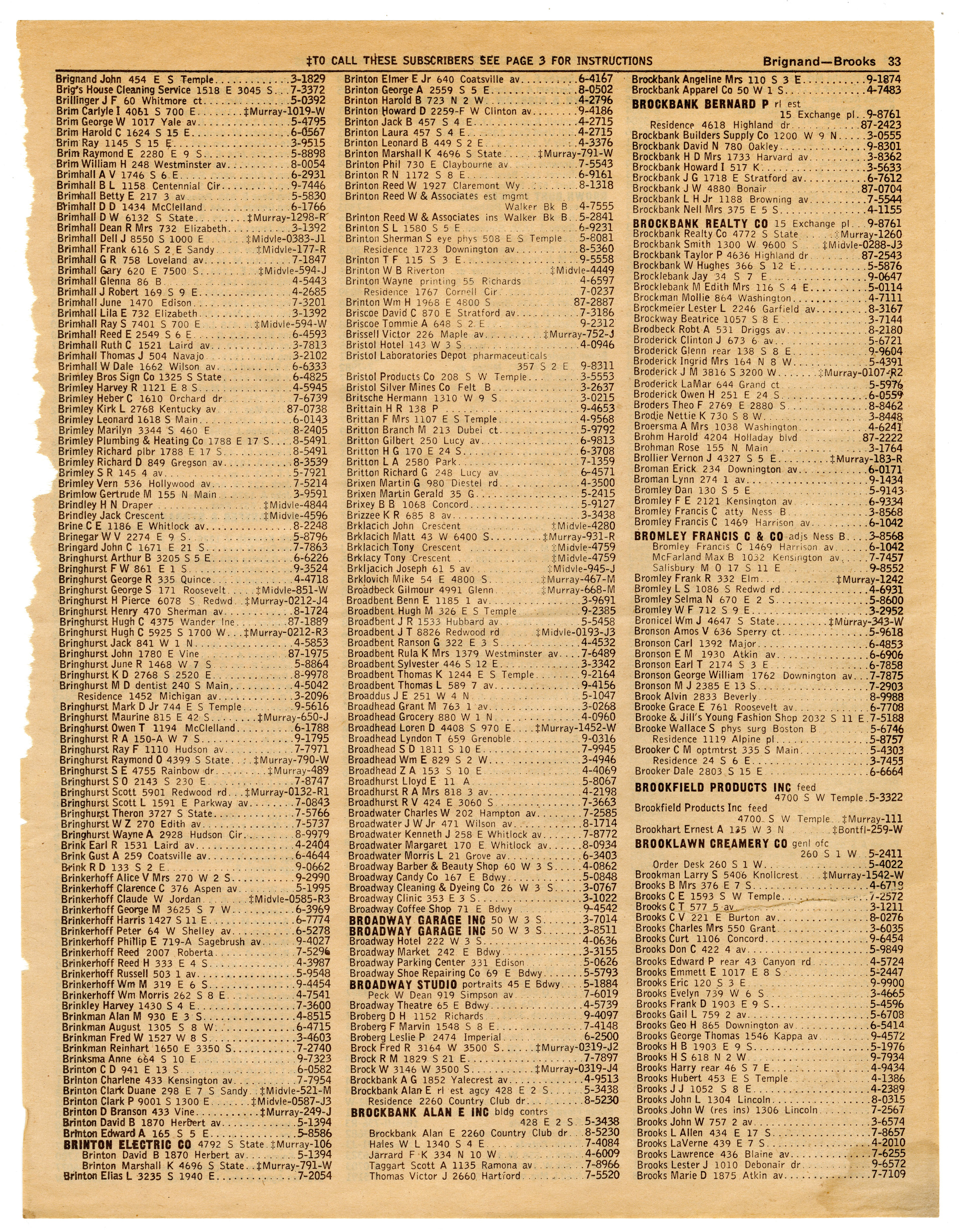 BACK TO THE FUTURE - Loose Phone Book Page with Dr. Emmett Brown's (Christopher Lloyd) Information - Image 3 of 5