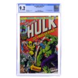 MARVEL COMICS - The Incredible Hulk No. 181 CGC 9.2