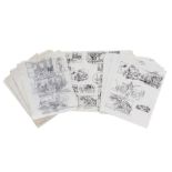 GOOD MORNING, VIETNAM (1987) - Hand-Drawn and Printed Jack Johnson Storyboards and Collages