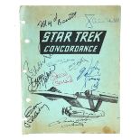 STAR TREK - Gene Roddenbery and Cast-Autographed Fanzine Cover