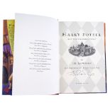 HARRY POTTER FRANCHISE (BOOKS, 1997-2007) - J.K. Rowling-Signed Hardcover Edition of "Harry Potter a