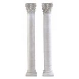 GHOSTBUSTERS 2 - Pair of Museum Model Miniature Columns