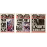 SPIDER-MAN - Set of Three Daily Bugle Newspaper Covers