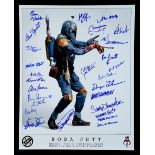 STAR WARS: THE EMPIRE STRIKES BACK (1980) - Crew-Signed Boba Fett Print