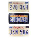 FAST AND THE FURIOUS, THE - Set of Three Dominic Toretto (Vin Diesel) License Plates