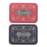 JAMES BOND: SKYFALL - Pair of Floating Dragon Casino Chips