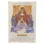 LABYRINTH - Jim Henson-Signed Labyrinth Poster