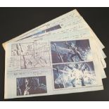 TERMINATOR, THE - Set of Printed Future War Storyboards 33 - 44