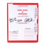 X-FILES, THE - Gillian Anderson and David Duchovny-Autographed "Folie a Deux" Case File