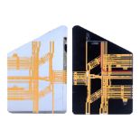 STAR TREK: DEEP SPACE NINE - Pair of Starfleet Circuitry Panels