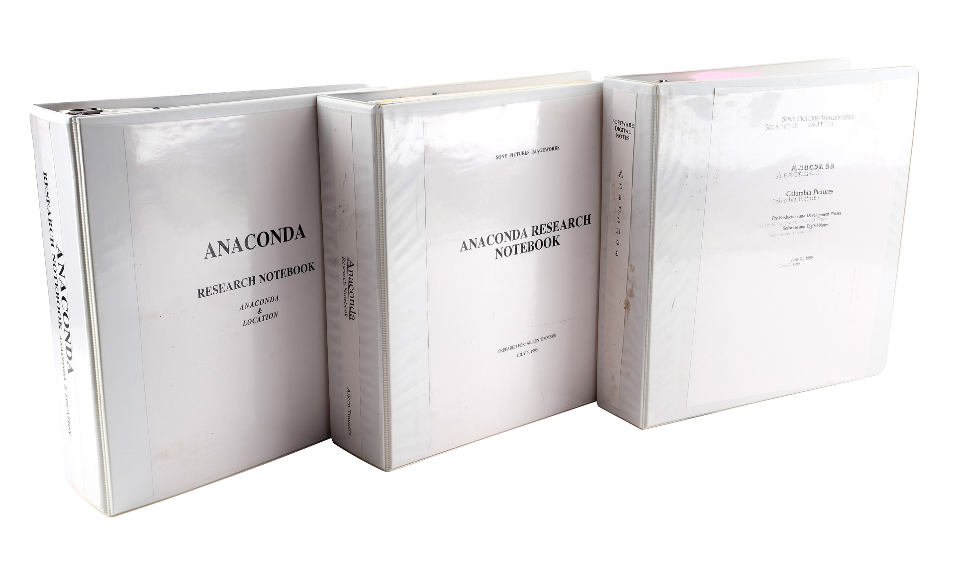 ANACONDA - Anaconda Display Heads with Screenplays, Production Binder, and Paperwork Collection - Image 8 of 24