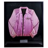 GREASE 2 - Rhonda Ritter's (Alison Price) Framed Pink Ladies Jacket