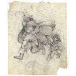 LORD OF THE RINGS FRANCHISE, THE - Hand-Drawn Brothers Hildebrandt Aragorn and Frodo Sketch