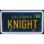 KNIGHT RIDER - KITT License Plate Display