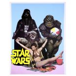 STAR WARS: RETURN OF THE JEDI (1983) - Star Wars Goes On Vacation: Rolling Stone Poster