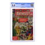 MARVEL COMICS - Avengers No. 1 CGC 3.5