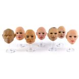 TEAM AMERICA: WORLD POLICE - Set of Seven Puppet Faces