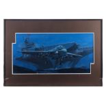 FLIGHT OF THE INTRUDER - Framed Hand-Illustrated Jack Johnson Intruder Concept Artwork