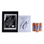 JOE VERSUS THE VOLCANO - Three Cans of Jump Soda with Printed Design Artwork