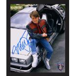 BACK TO THE FUTURE PART II (1989) - Michael J. Fox Autographed Full-colour Photograph