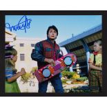 BACK TO THE FUTURE PART II (1989) - Michael J. Fox Autographed Full-colour Photograph