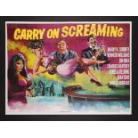 CARRY ON SCREAMING (1966) - UK Quad, 1966