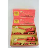 Two Hornby Dublo 4620 Breakdown cranes in the original boxes