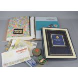 A group of items including 'Earl Spencer's Tribute to Diana Princess of Wales', dedicated to Irene