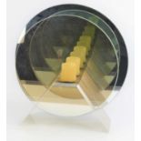 A Nick Moore infinity candle wall mounted mirror, 40cm diameter