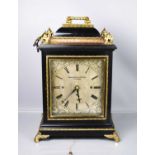 A fine 19th century bracket clock, by Penlington & Hutton of Liverpool, the movement signed, quarter